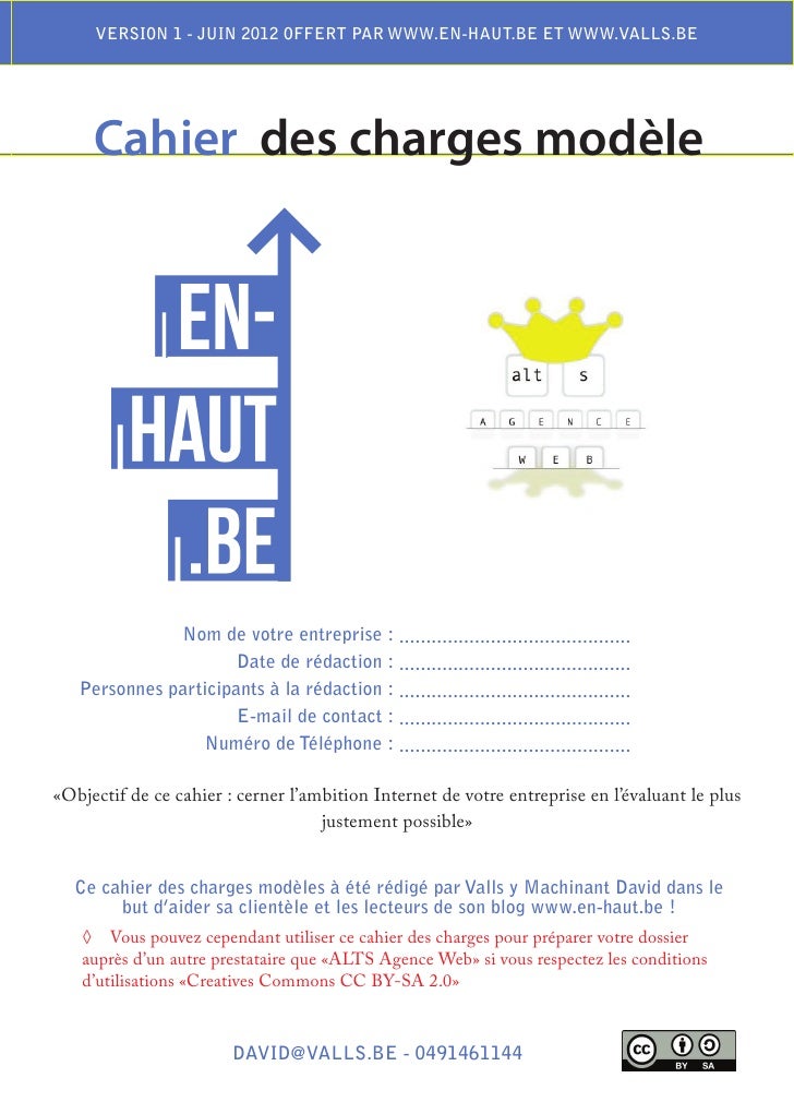 Cahier des charges modèle gratuit  préparez votre projet web facilem…