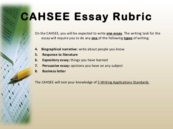 Cahsee response to literature essay prompts