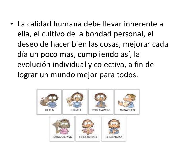 Taller Calidad Humana