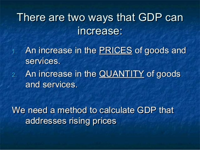 calculating gdp calculating nominal gdp