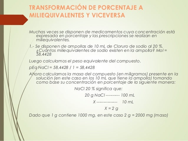 Cálculos farmacéuticos