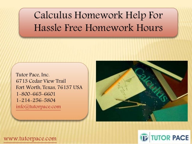 Help me with my calculus homework