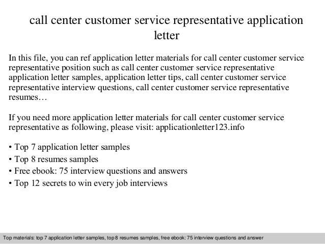 application letter sle for call center representative application letter for call center representative 28 application letter sle for call center representative application letter for call center representative 28