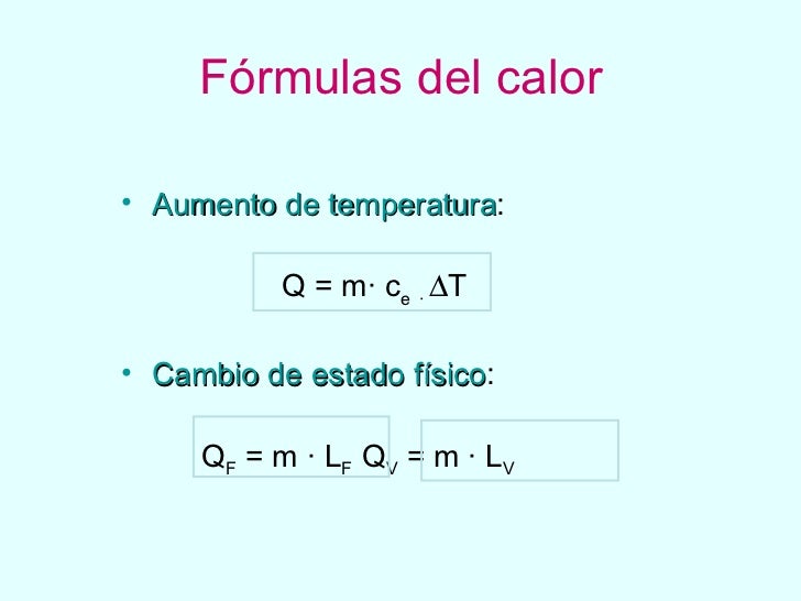 Calor y Temperatura 4eso Calor y Temperatura 4eso