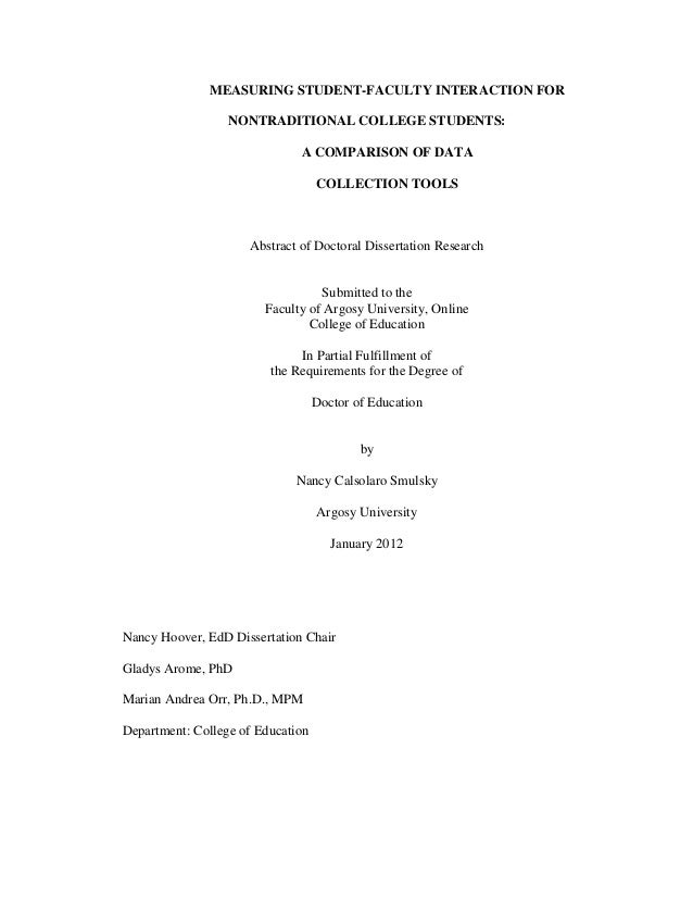 Doctoral Dissertation Northwestern University