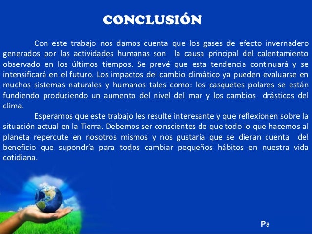 El Cambio Climático