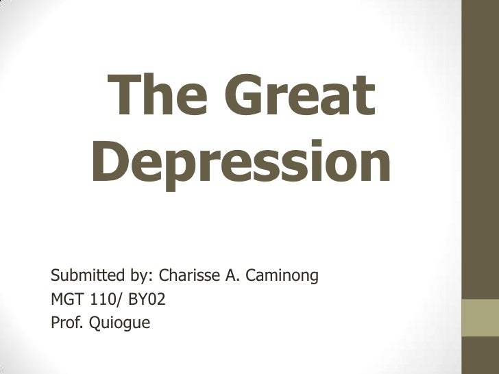 compare and contrast great depression compare and contrast great depression