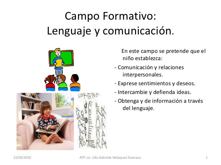 Campo Formativo Lenguaje y Comunicación Reforma Preescolar 2004 Campo Formativo Lenguaje y Comunicación Reforma Preescolar 2004