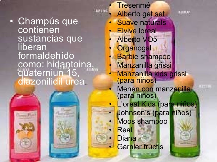 shampoo cancerigeno
