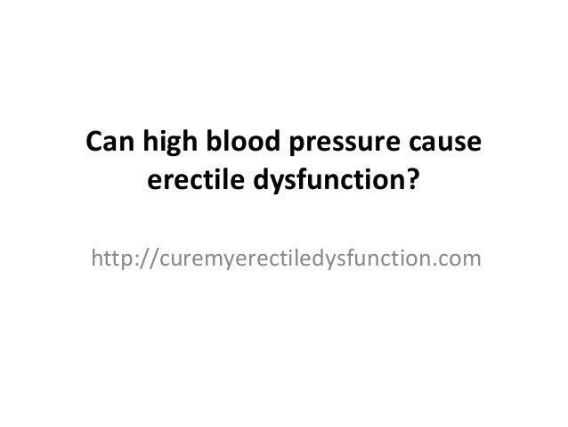 Can cialis cause erectile dysfunction