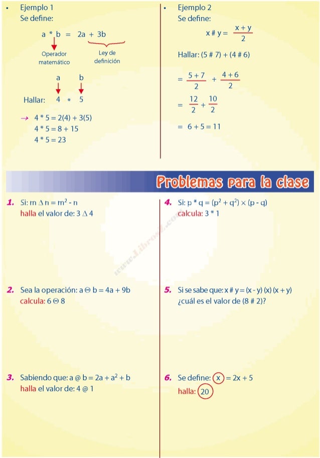operadores matemáticos 1