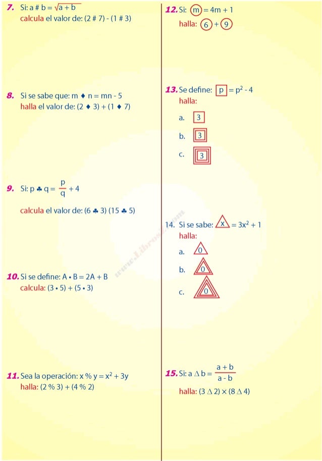 operadores matemáticos 1