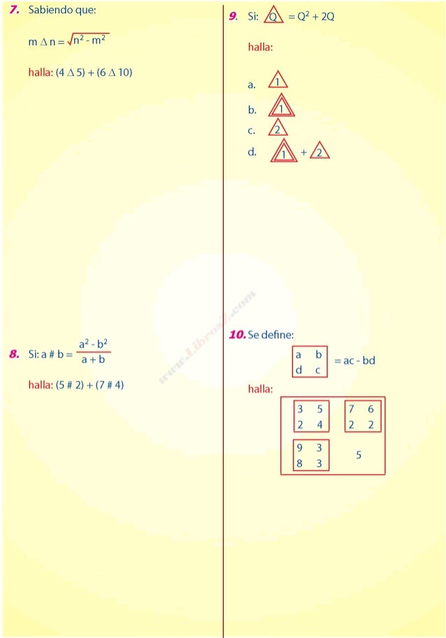 operadores matemáticos 1