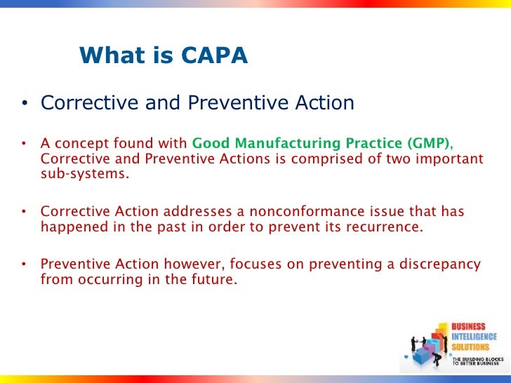 Capa A Five Step Action Plan