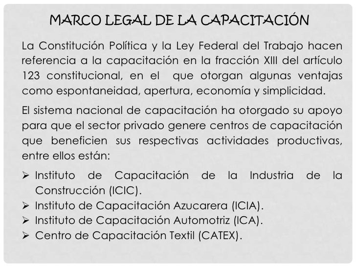 Capacitación y evaluación al desempeño