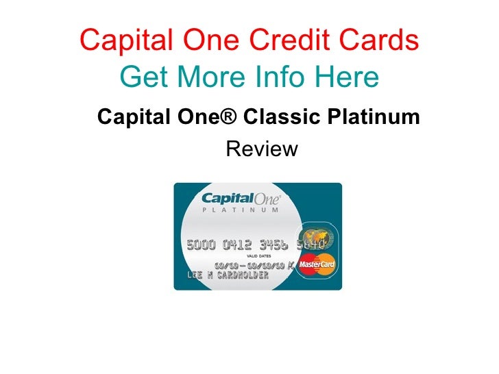 Capital One Credit Cards Capital One Credit Cards