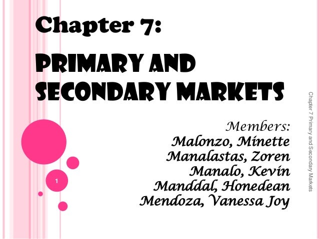 Trading system in secondary market