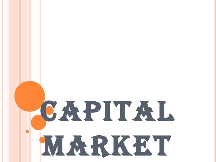money market vs capital market ppt