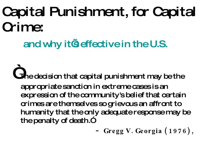 Capital punishment argumentative essay