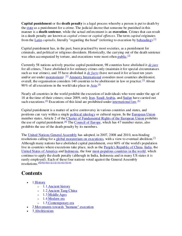 capital punishment research paper thesis capital punishment research paper thesis