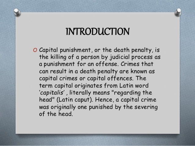 Essays for capital punishment pro