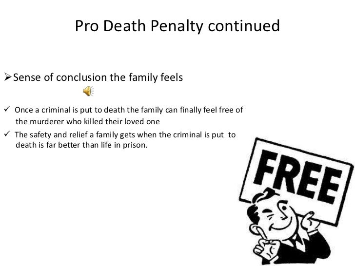 Anti capital punishment thesis