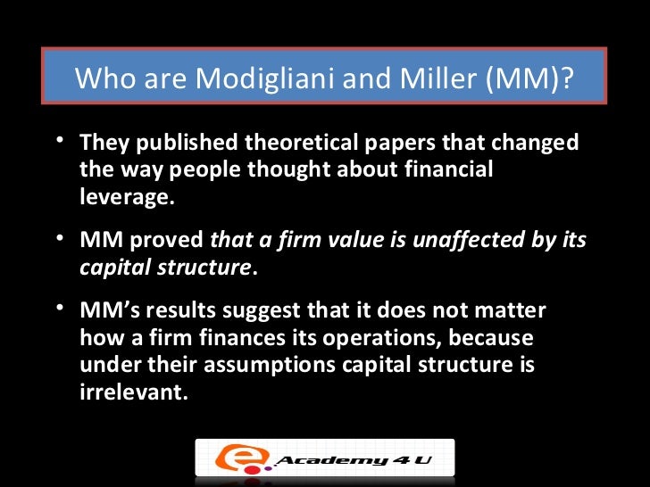 capital structure theory essay Capital structure decisions fundamentals of capital structure theory ♦ the capital structure decision - firms regularly raise capital to invest in assets. capital structure theory essay Capital structure decisions fundamentals of capital structure theory ♦ the capital structure decision - firms regularly raise capital to invest in assets.