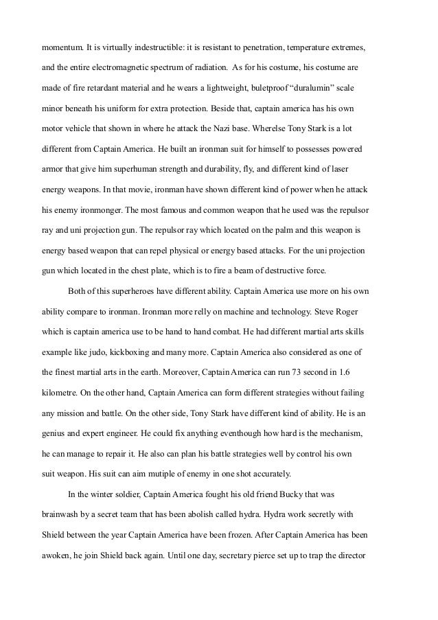 The Entire Compare And Contrast Essay