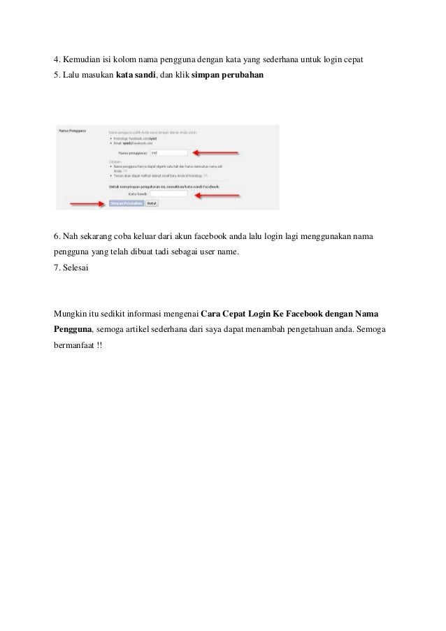 Cara login ke
