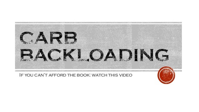 carb backloading pdf