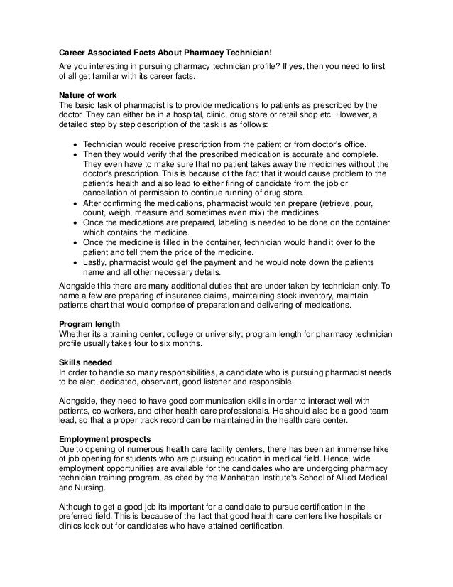 Career Associated Facts About Pharmacy Technician! Are you interesting in pursuing pharmacy technician profile? Pharmacy Technician Facts Pharmacy Technician Facts Career Associated Facts About Pharmacy Technician! Are you interesting in pursuing pharmacy technician profile?