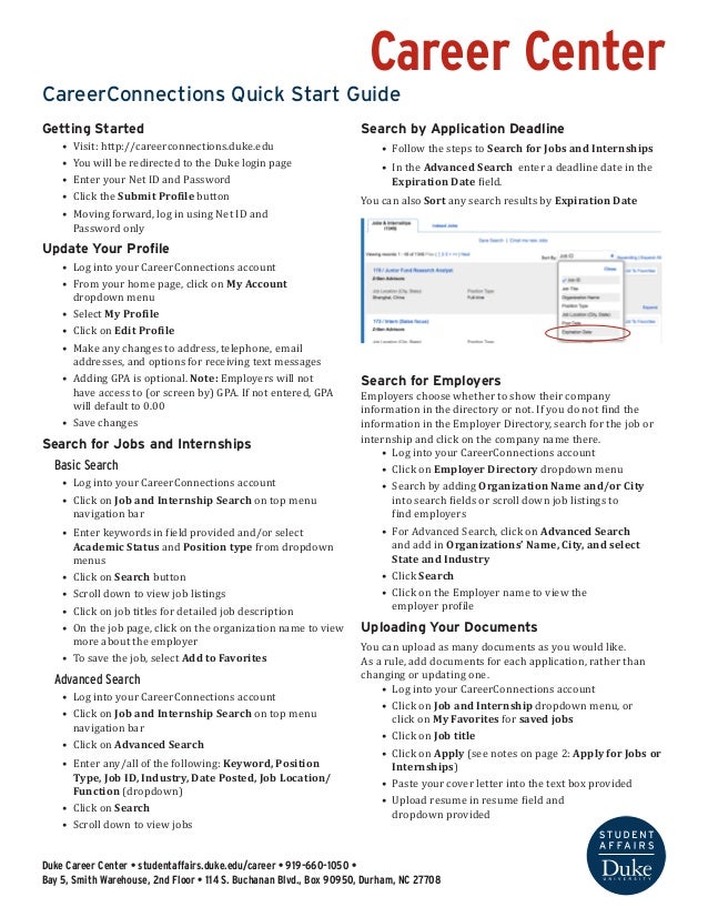 duke cover letter career center duke cover letter career center