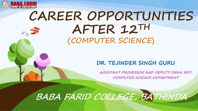 Best career options after 12th computer science