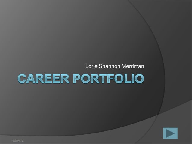 career portfolios