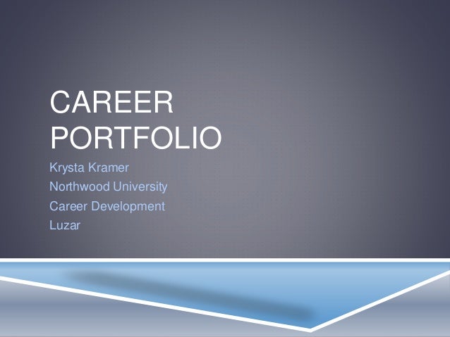 career portfolios