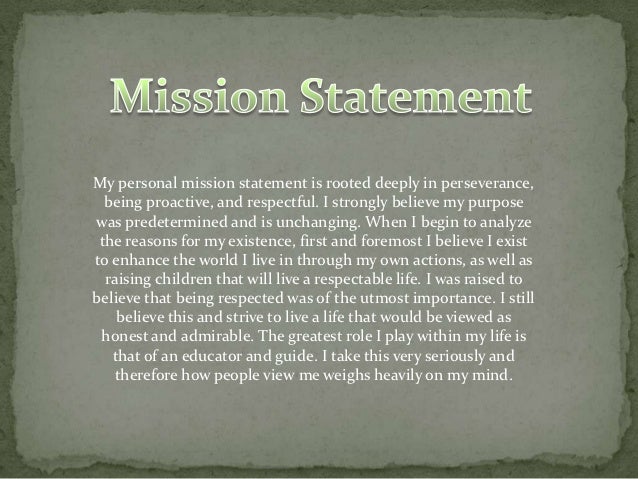 The Five-Step Plan for Creating Personal Mission Statements