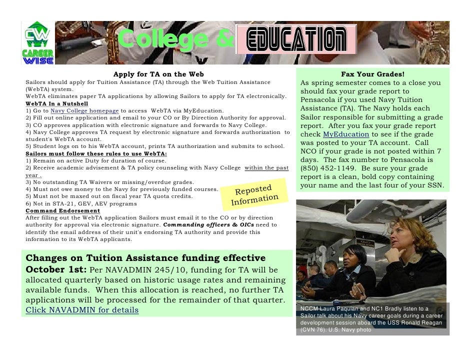 Site www.navycollege.navy.mil navy tuition assistance form fddnlvr