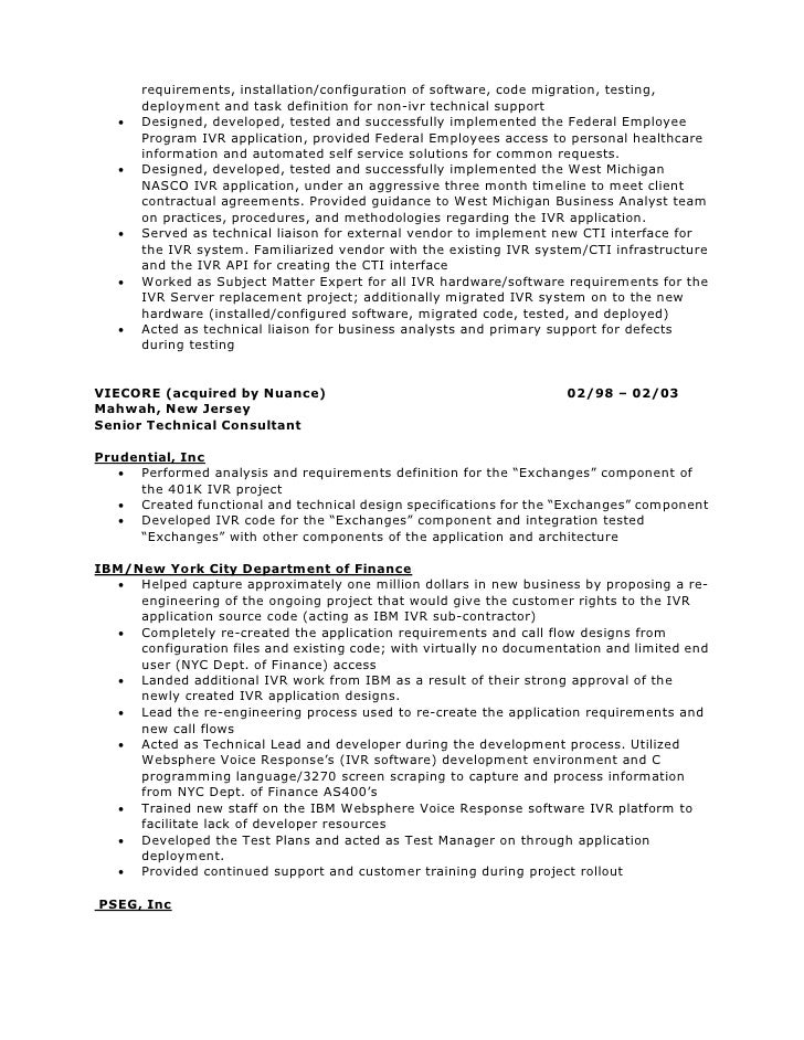 software configuration management resumes
