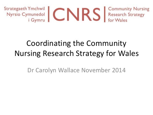 Community nursing research strategy