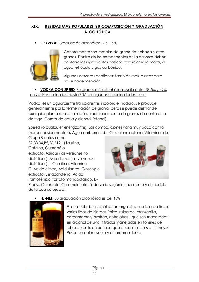 trabajo de investigacion: el alcoholismo en los jovenes trabajo de investigacion: el alcoholismo en los jovenes