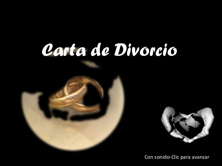 Carta De Divorcio | carta de divorcio Carta De Divorcio | carta de divorcio