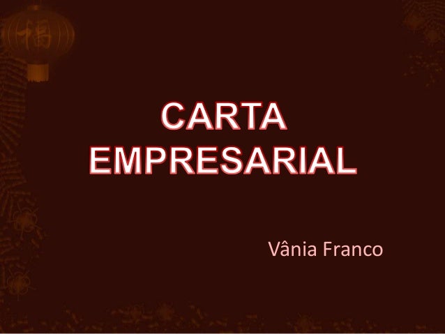 carta empresarial