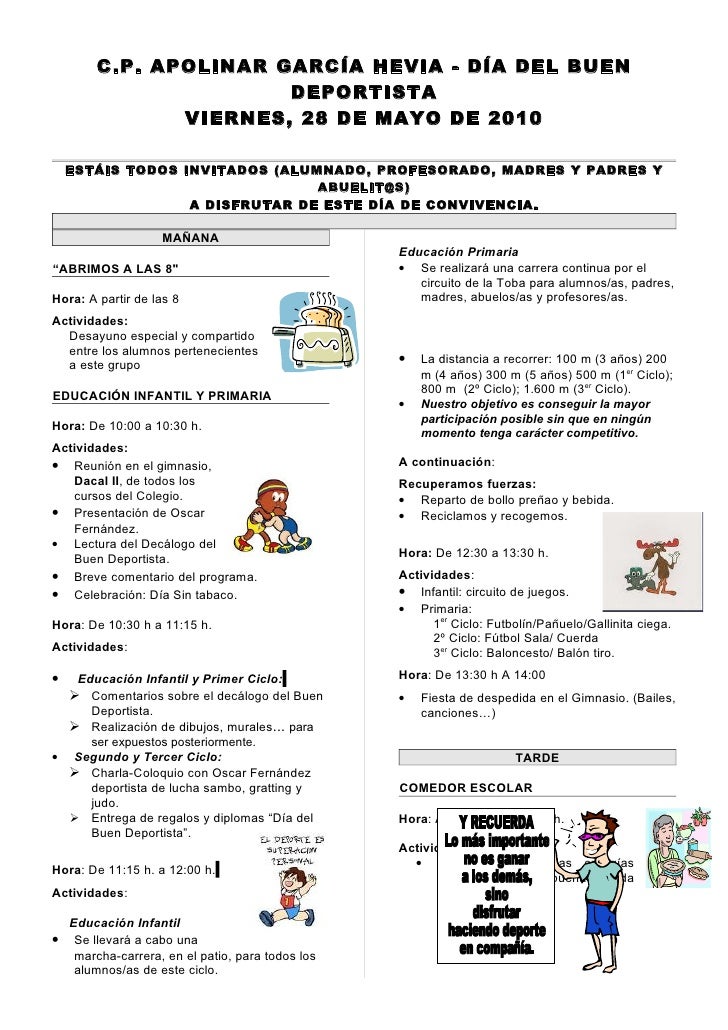 DIA DEL DEPORTISTA dia del deportista: