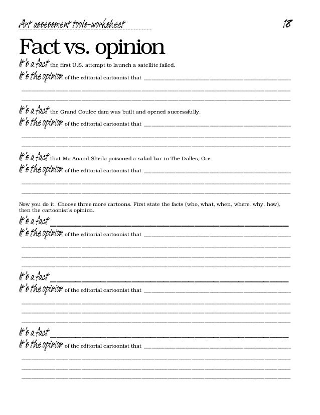 Worksheets Fact Vs Opinion Worksheets fact vs opinion worksheets sharebrowse worksheet laveyla com