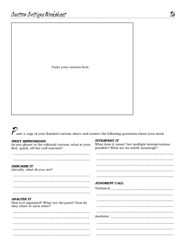Printables Art Critique Worksheet critique worksheet davezan art davezan