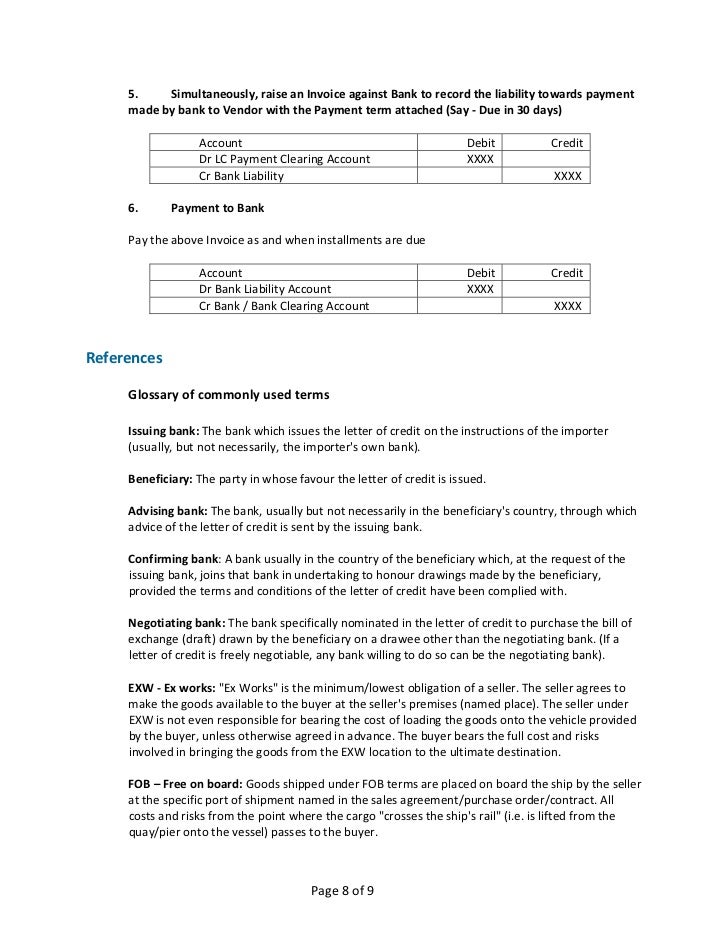 Vendor Credit Reference Letter Template