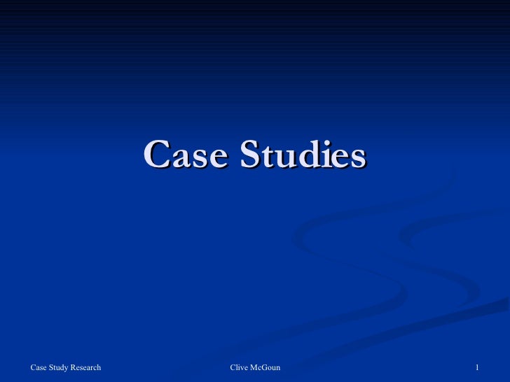 Case Study Research Dissertation
