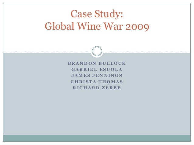 Global Wine War Analysis