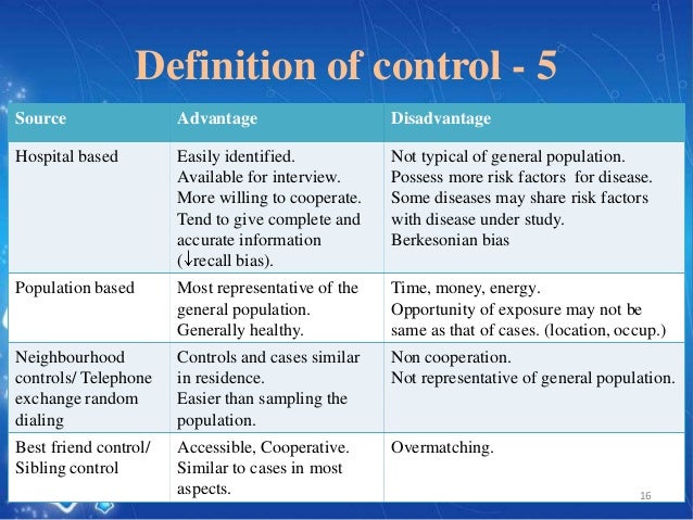 What are case control studies good for