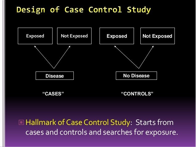 case control studies case control studies